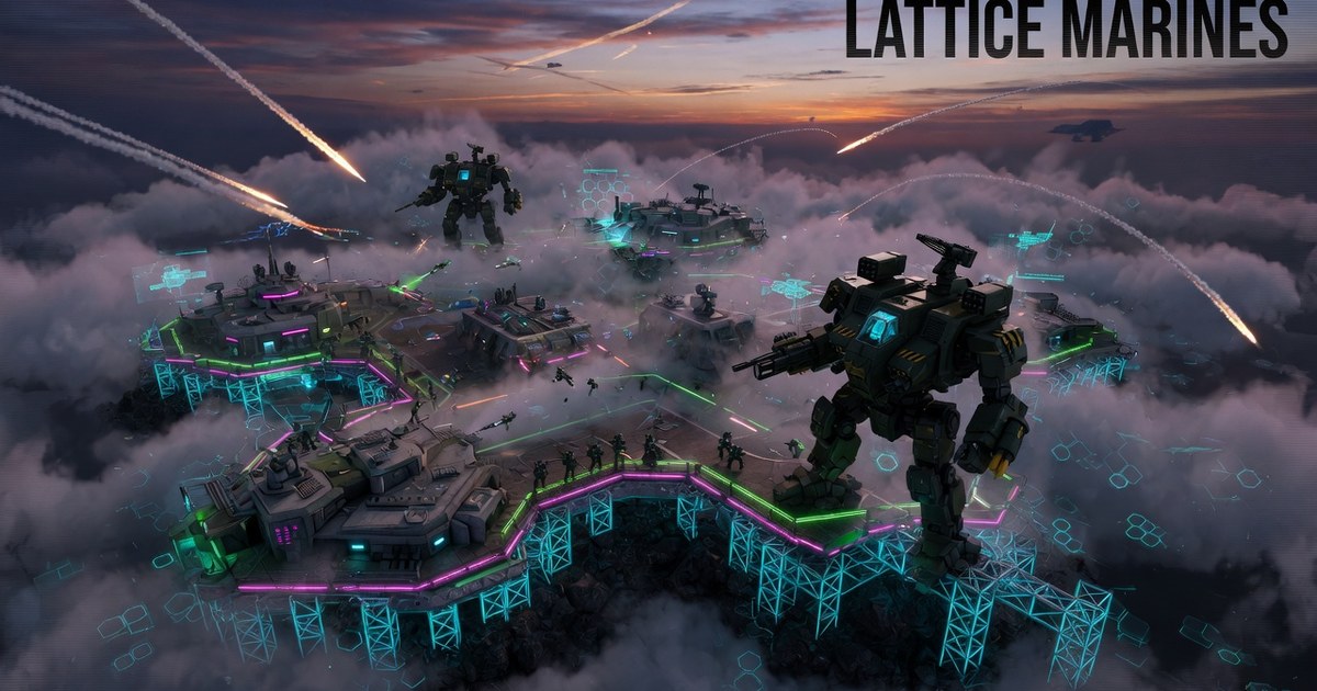Lattice Marines island fortress